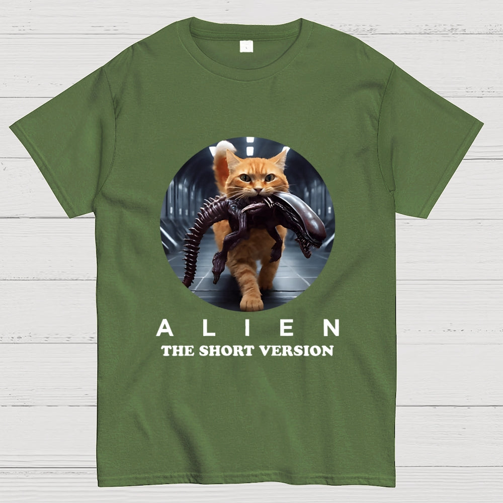 Alien Cat Heavy  T-Shirt