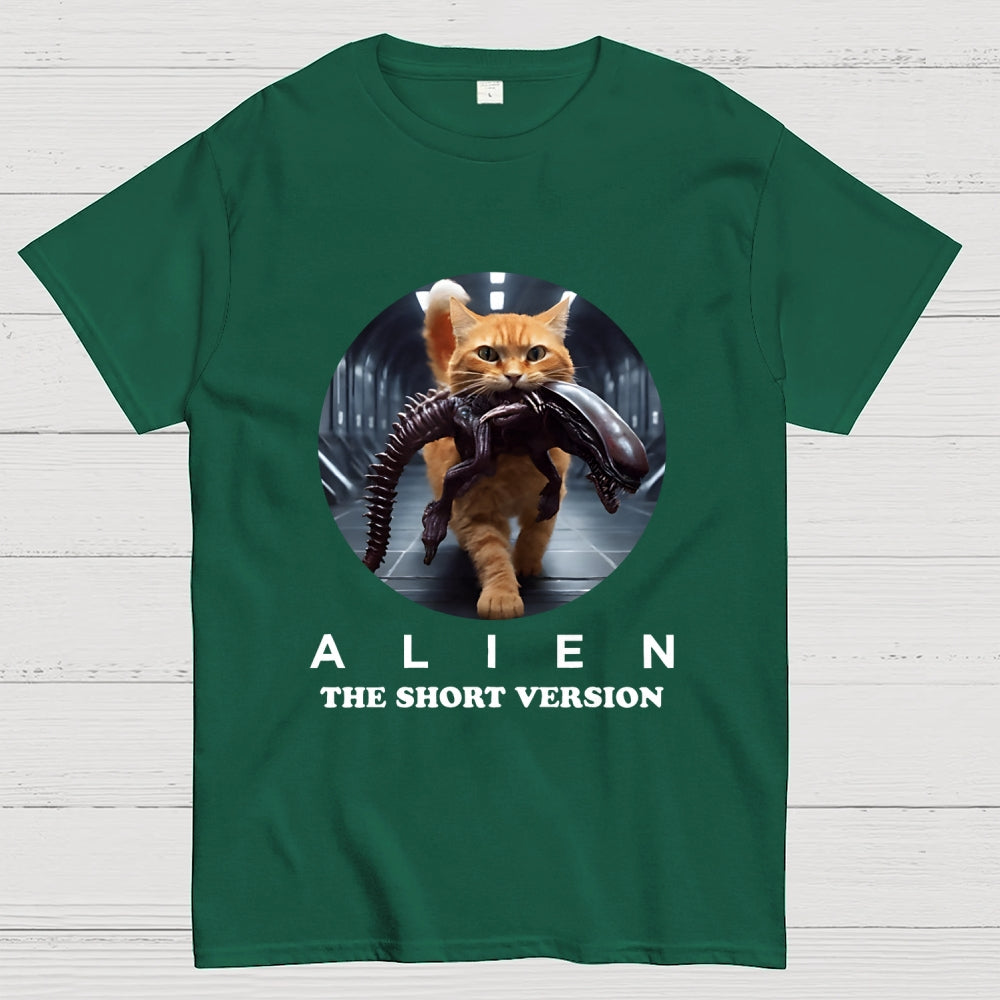 Alien Cat Heavy  T-Shirt