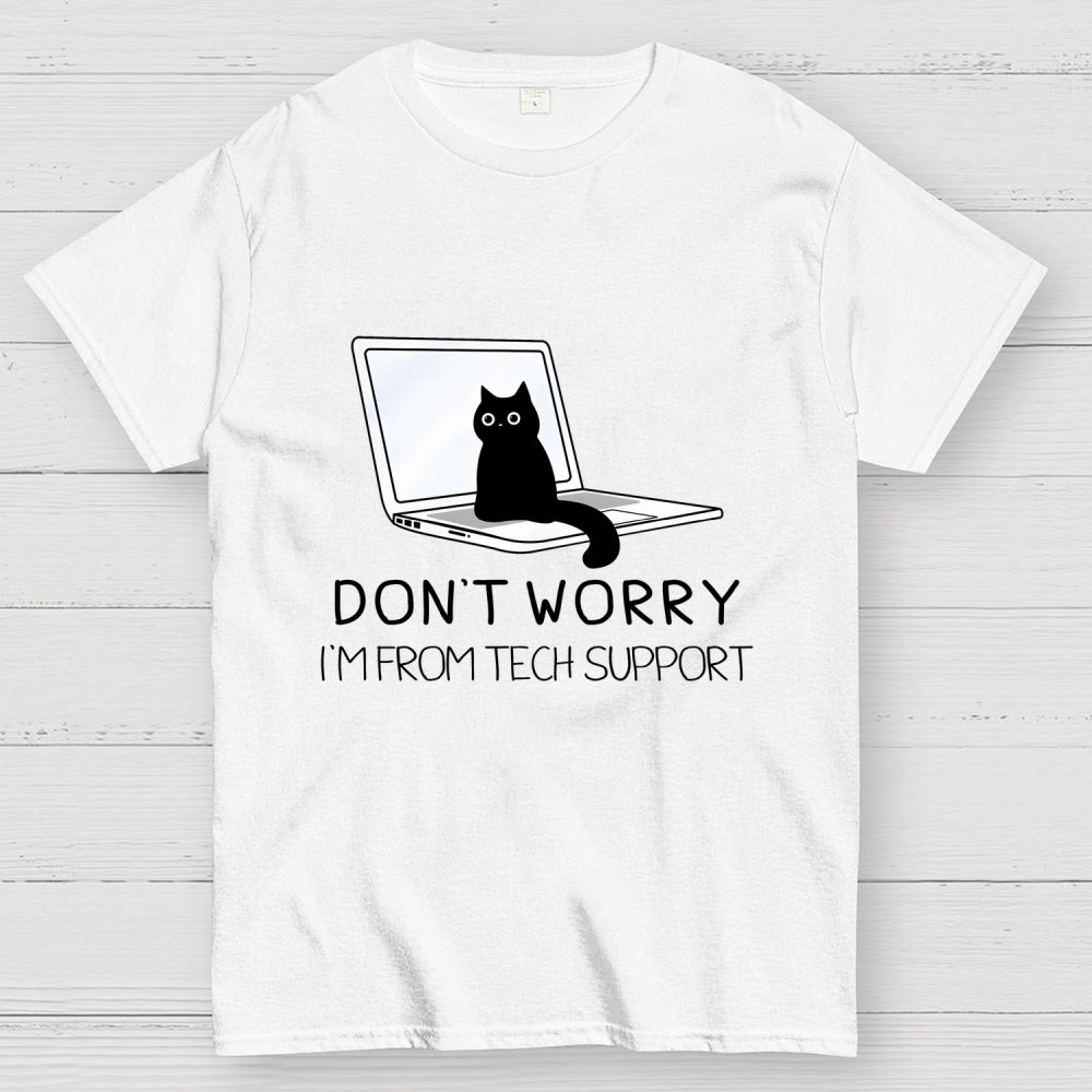 Funny Cat Tech Support  T-Shirt