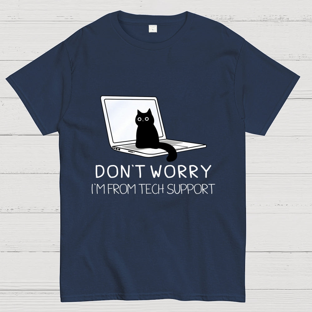 Funny Cat Tech Support  T-Shirt