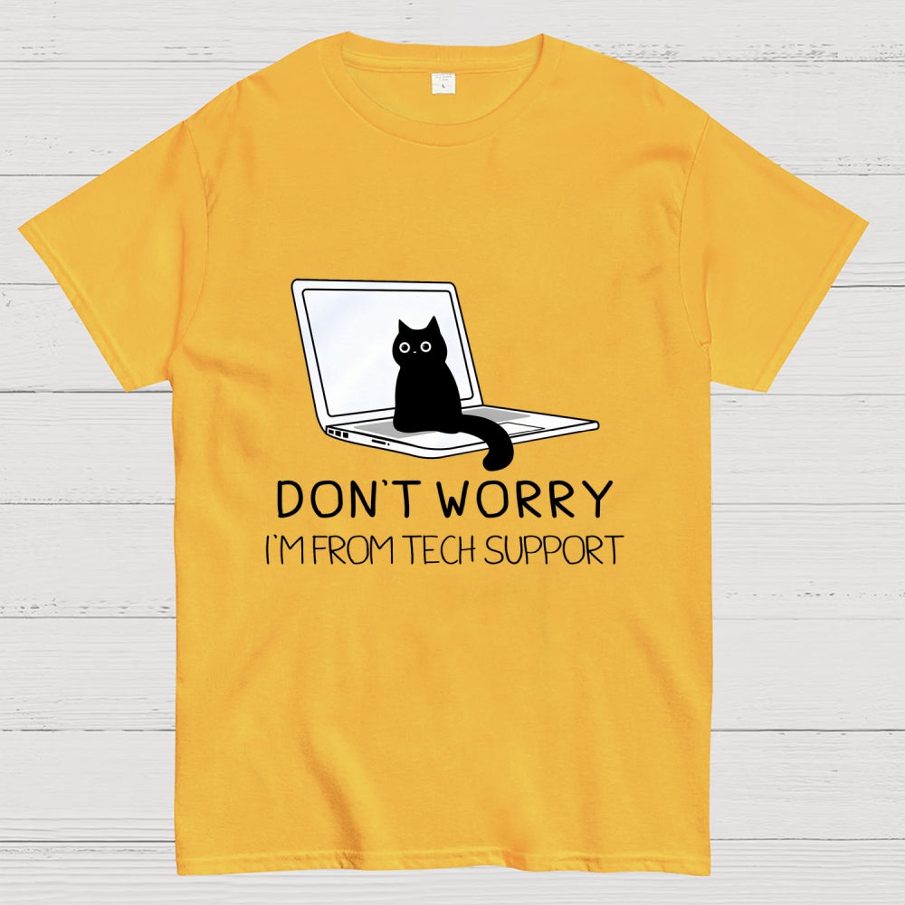 Funny Cat Tech Support  T-Shirt