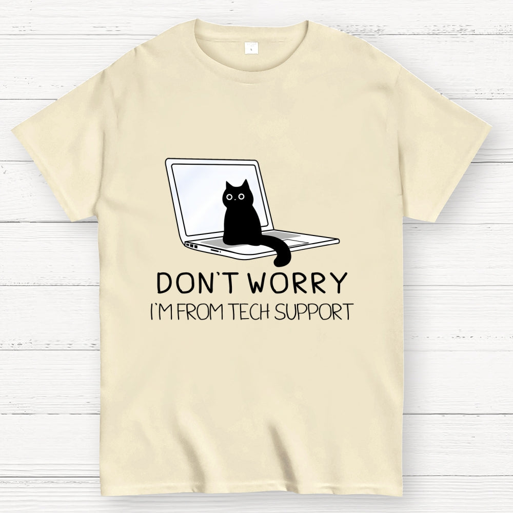 Funny Cat Tech Support  T-Shirt