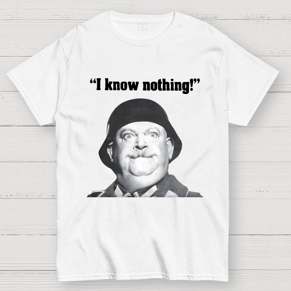 I Know Nothing Art Print  T-Shirt