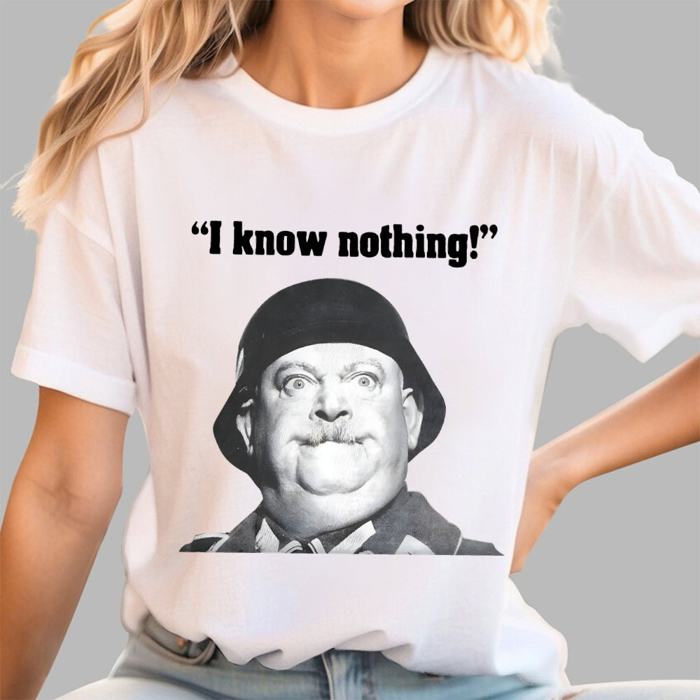 I Know Nothing Art Print  T-Shirt