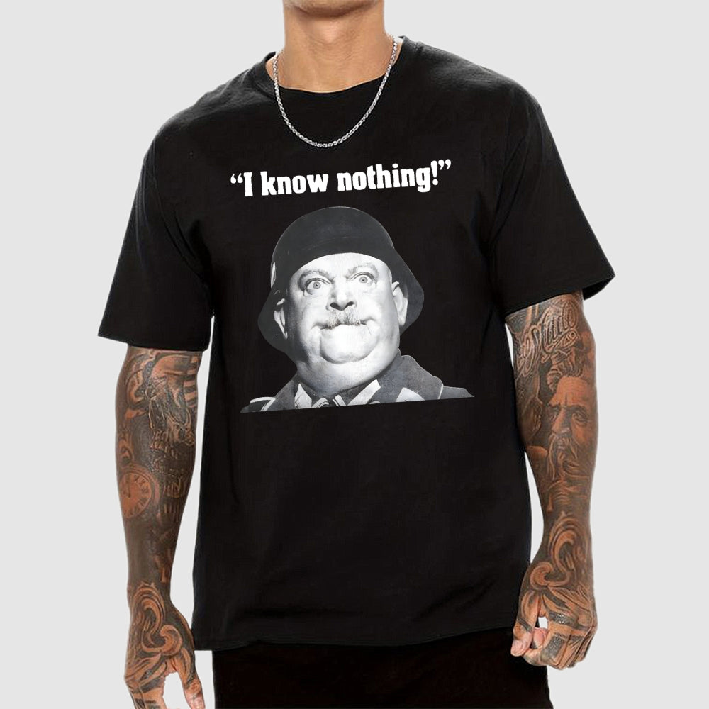 I Know Nothing Art Print  T-Shirt