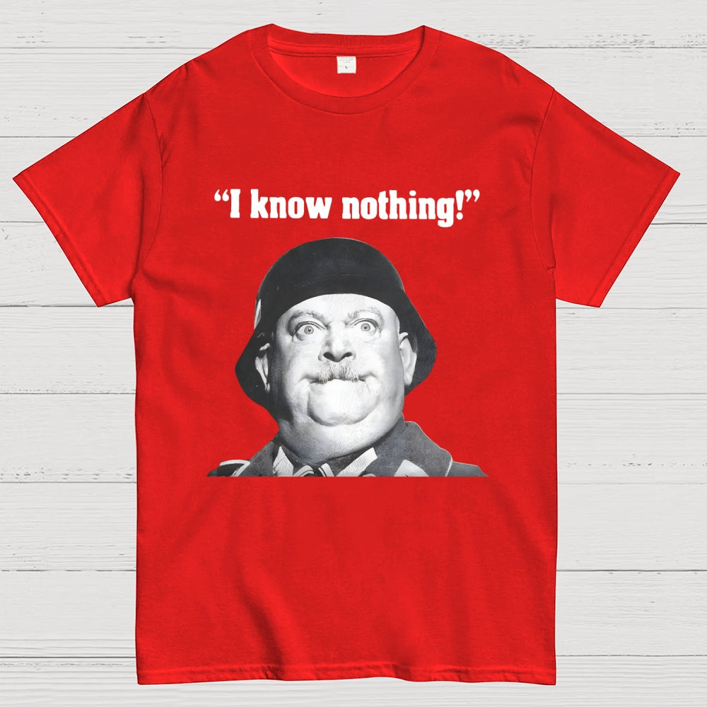 I Know Nothing Art Print  T-Shirt