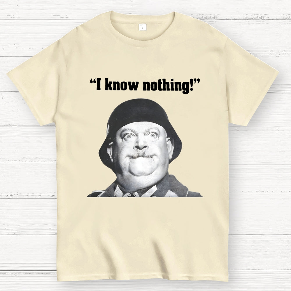 I Know Nothing Art Print  T-Shirt