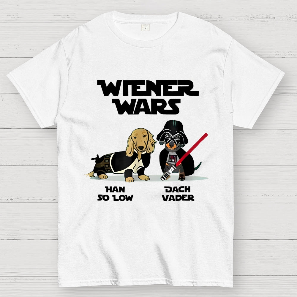 Wiener Wars Funny Dachshund  T-Shirt