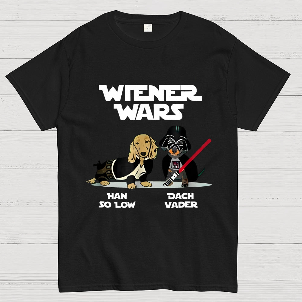 Wiener Wars Funny Dachshund  T-Shirt
