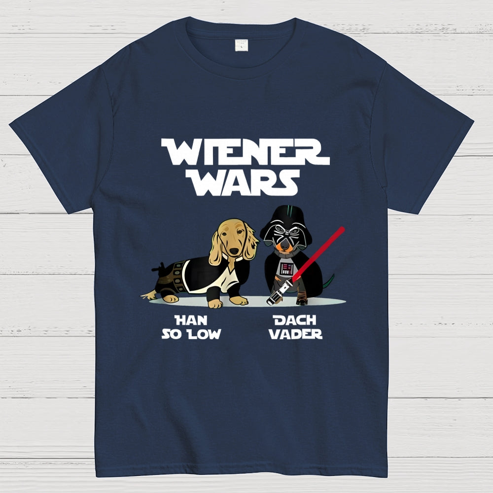 Wiener Wars Funny Dachshund  T-Shirt
