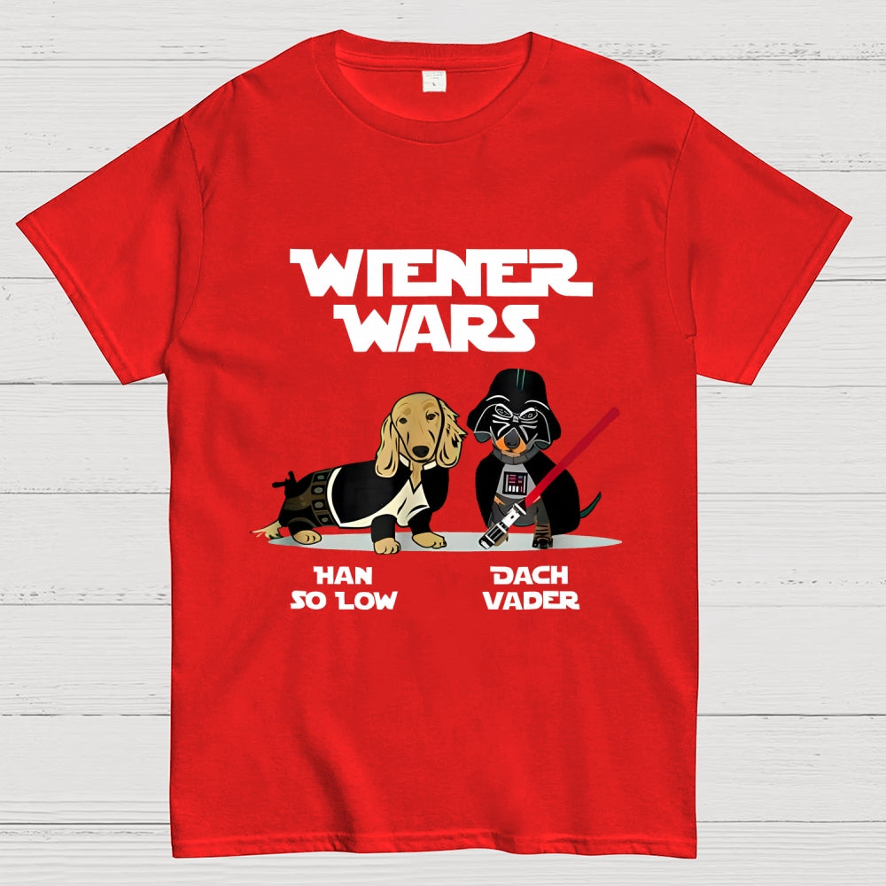 Wiener Wars Funny Dachshund  T-Shirt