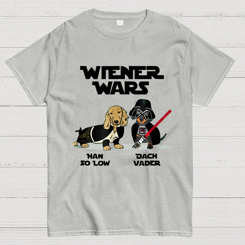 Wiener Wars Funny Dachshund  T-Shirt
