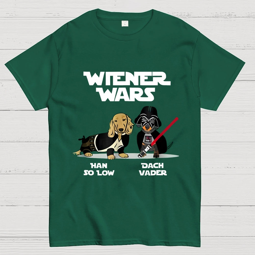 Wiener Wars Funny Dachshund  T-Shirt