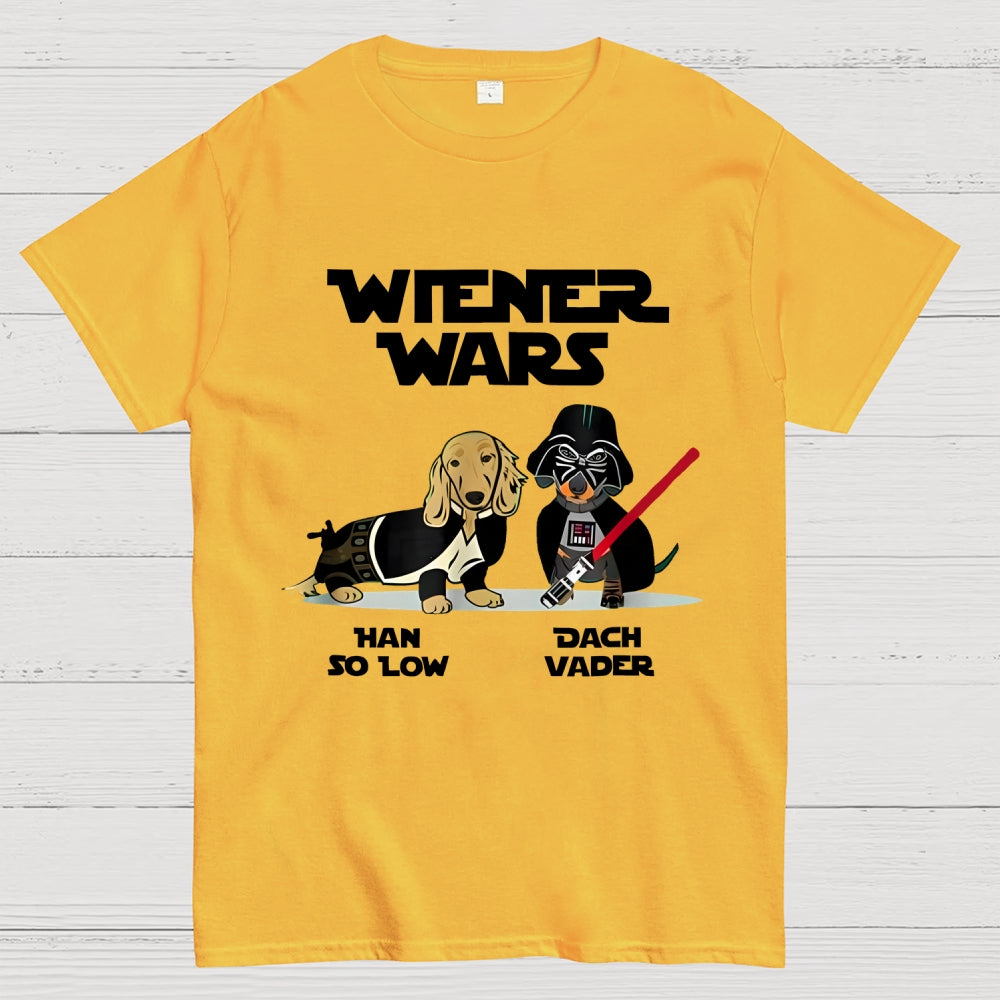 Wiener Wars Funny Dachshund  T-Shirt
