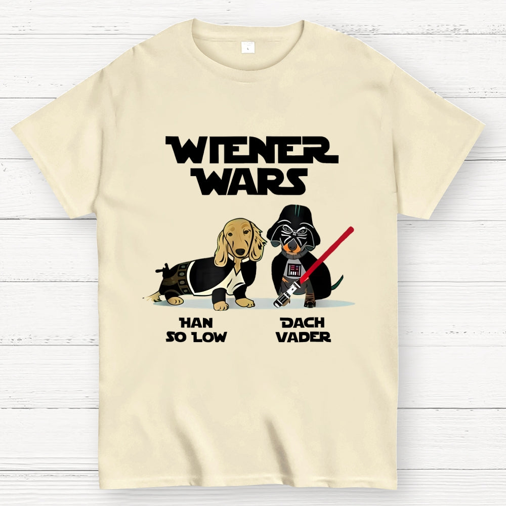 Wiener Wars Funny Dachshund  T-Shirt