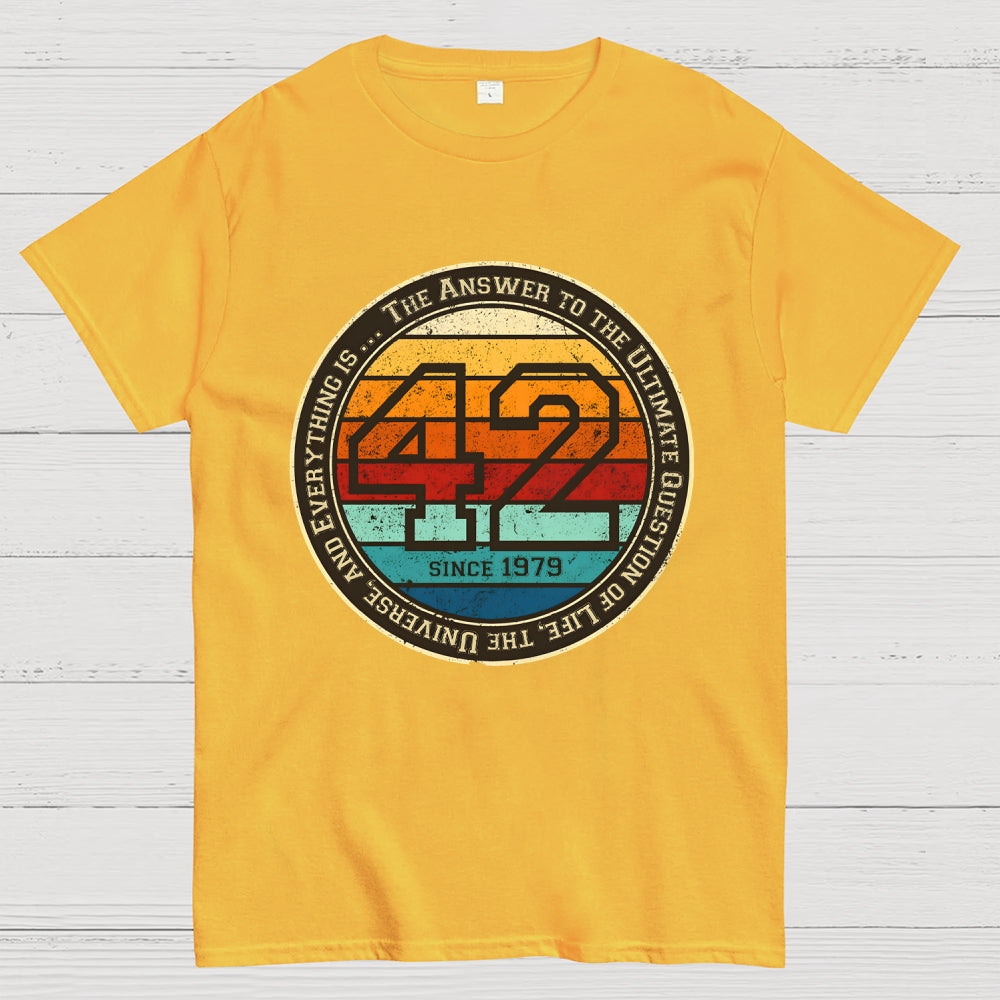 42 Life The Universe And Everything  T-Shirt
