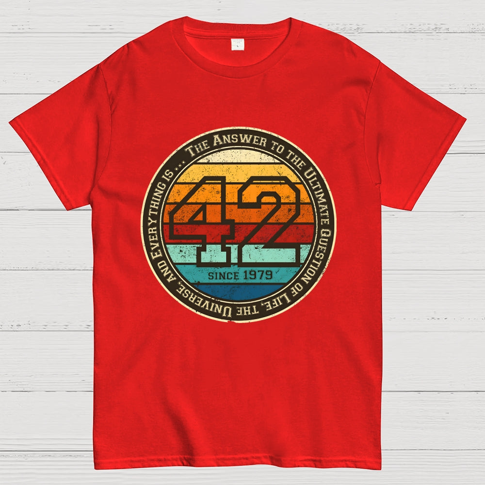42 Life The Universe And Everything  T-Shirt