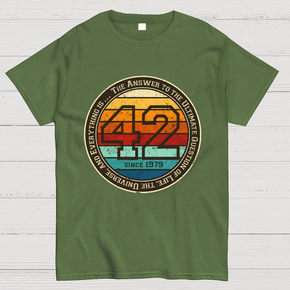 42 Life The Universe And Everything  T-Shirt