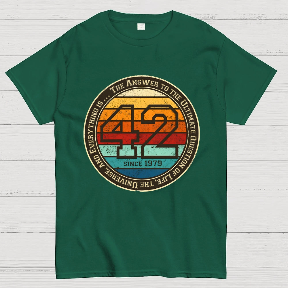 42 Life The Universe And Everything  T-Shirt