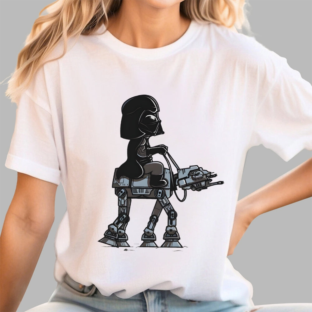 Cute Dar Riding Empire Robot Dog  T-Shirt
