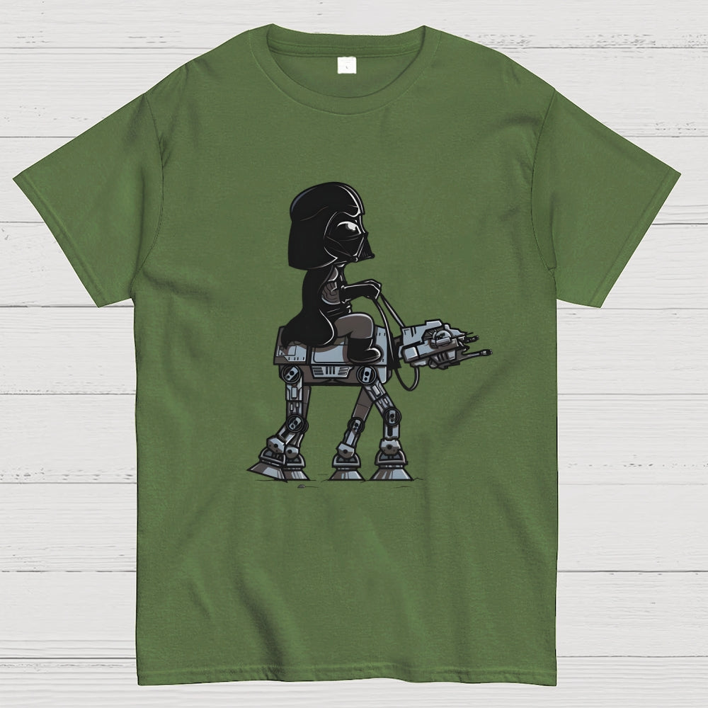 Cute Dar Riding Empire Robot Dog  T-Shirt