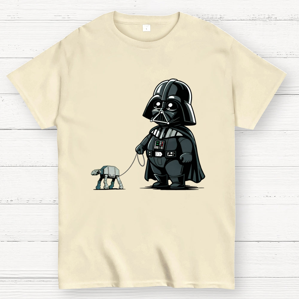 Fat Dar Walking the Imperial Robot Dog  T-Shirt