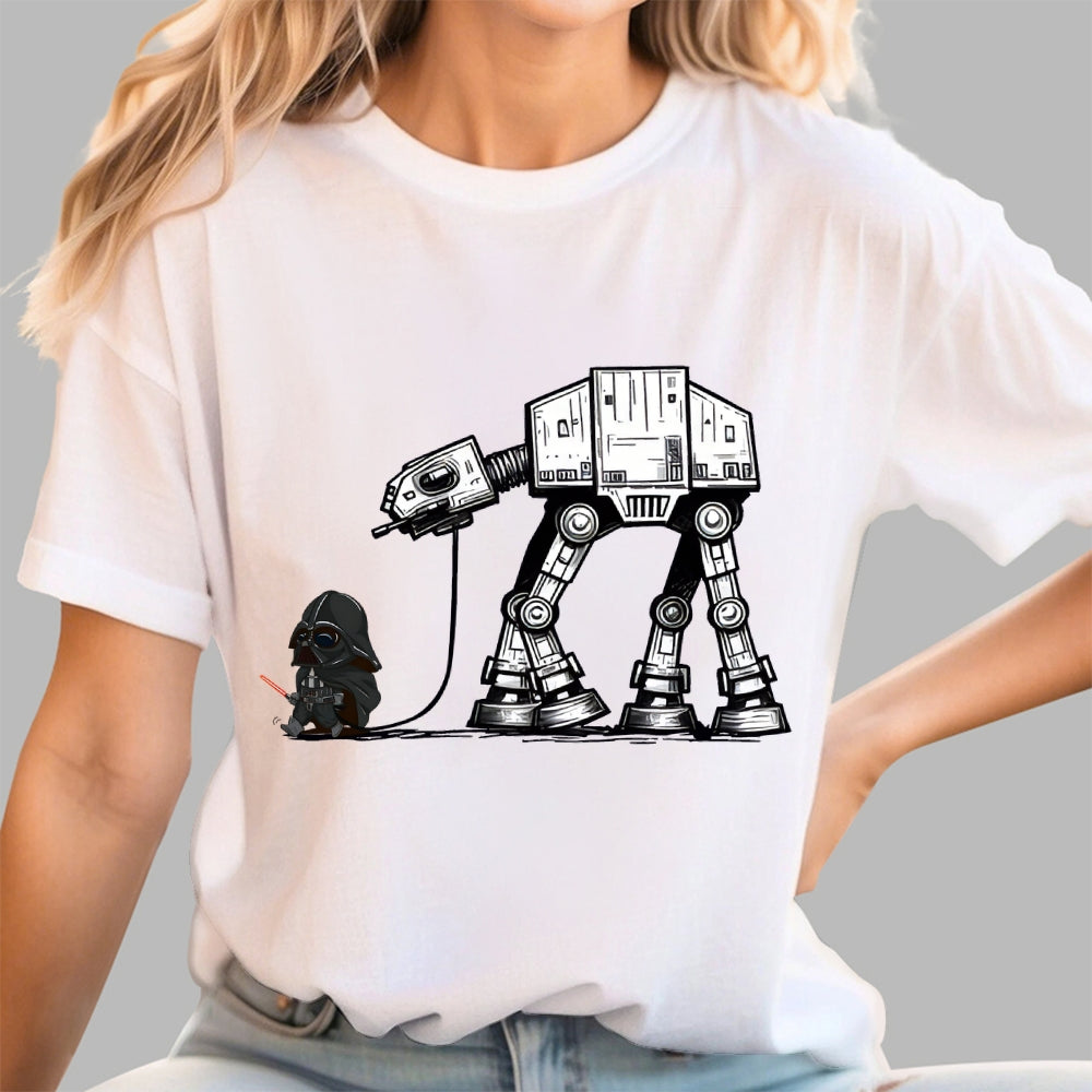 Dar Walking The Imperial Robot Dog  T-Shirt