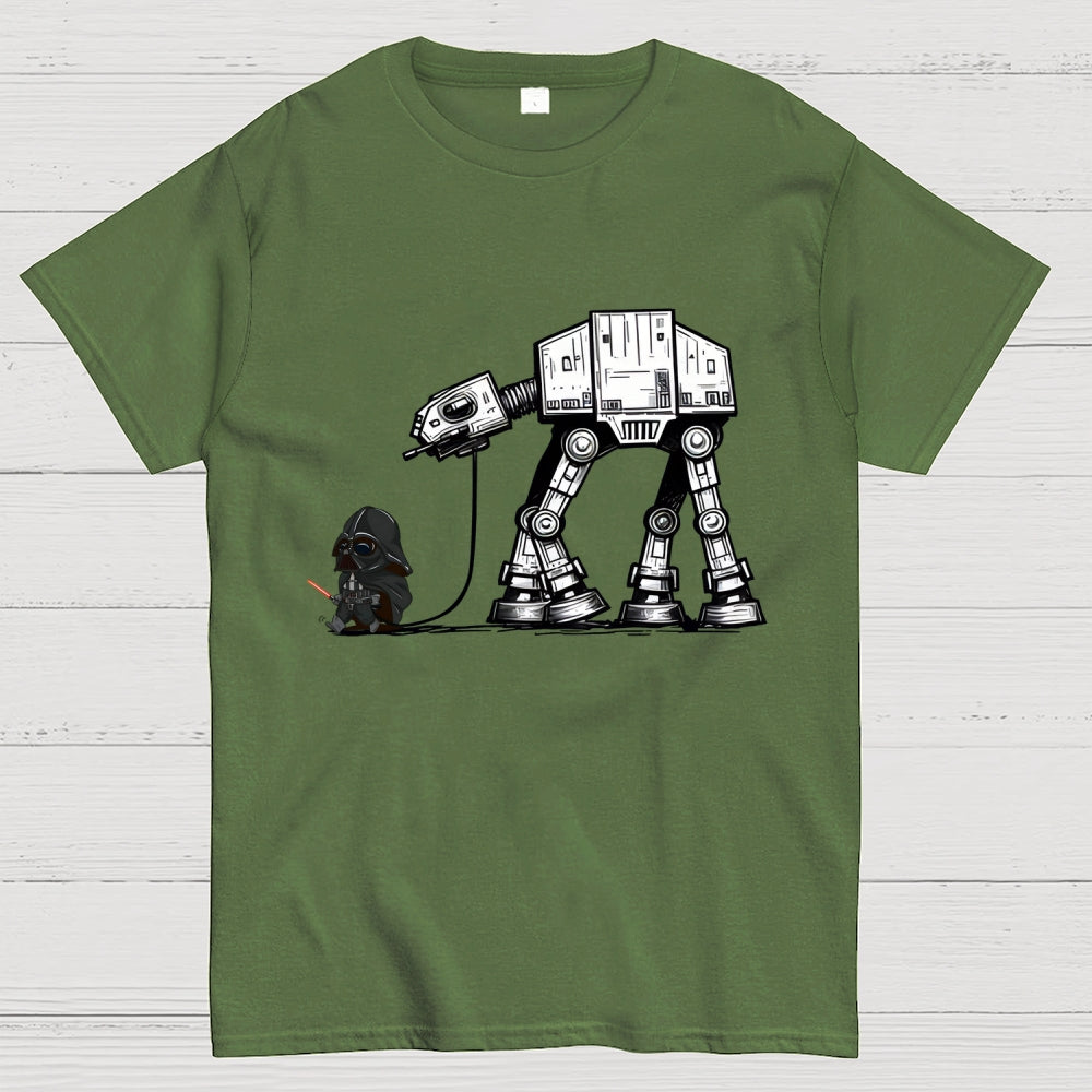 Dar Walking The Imperial Robot Dog  T-Shirt