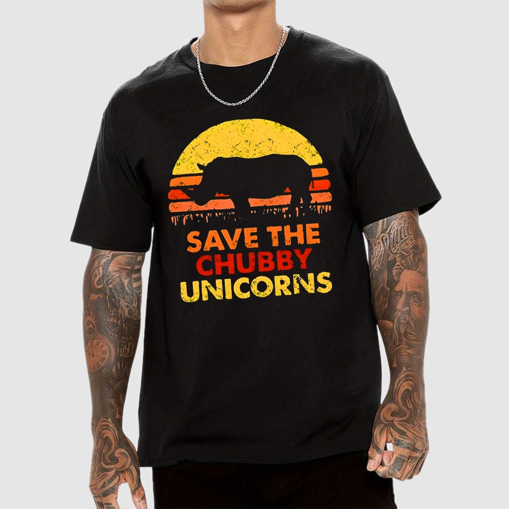 Save The Chubby Unicorns  T-Shirt
