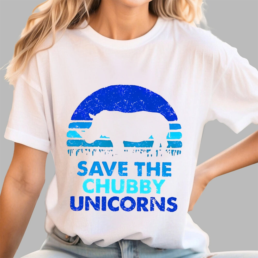 Save The Chubby Unicorns  T-Shirt