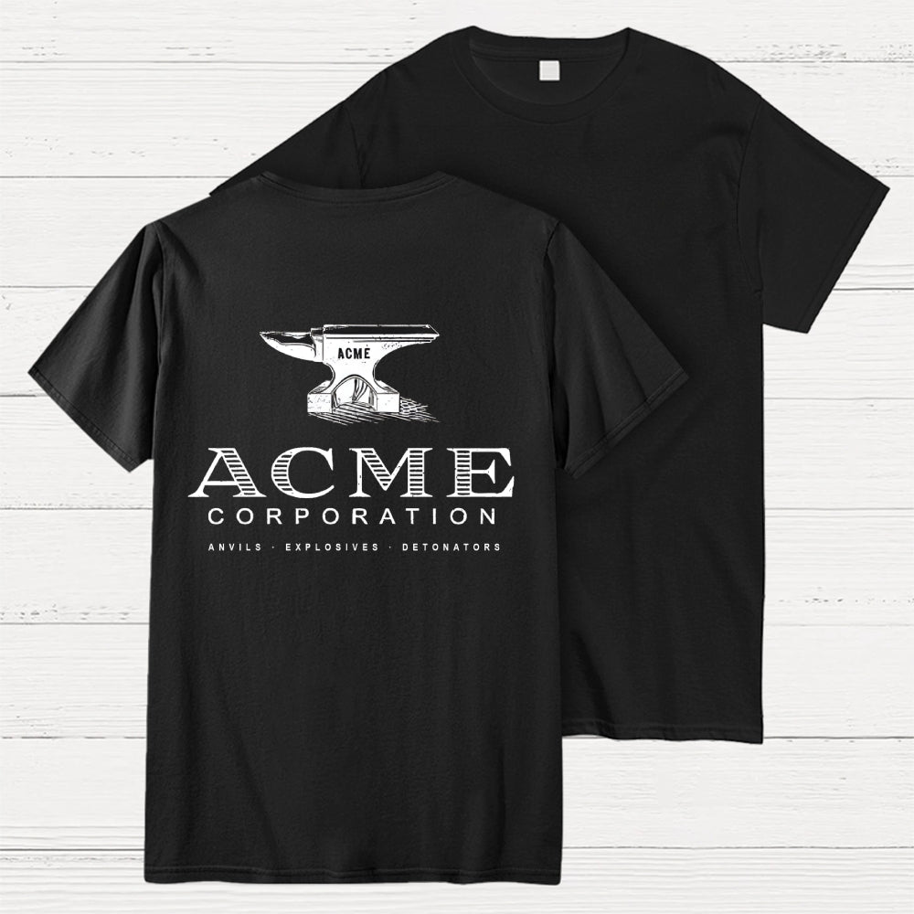 Acme Corporation Back-printed  T-shirt