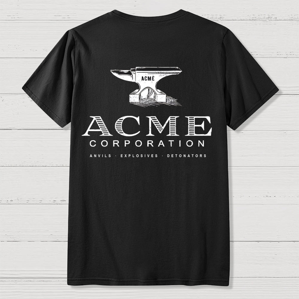 Acme Corporation Back-printed  T-shirt