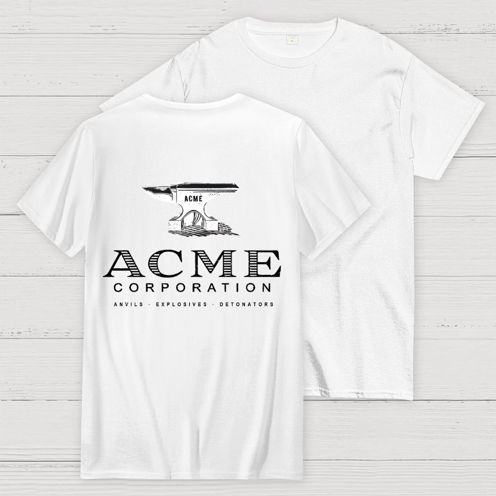Acme Corporation Back-printed  T-shirt