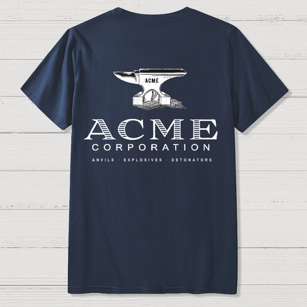 Acme Corporation Back-printed  T-shirt