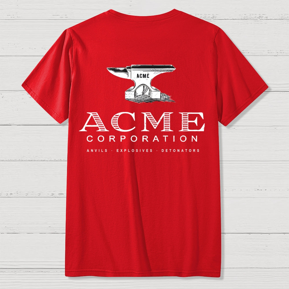 Acme Corporation Back-printed  T-shirt