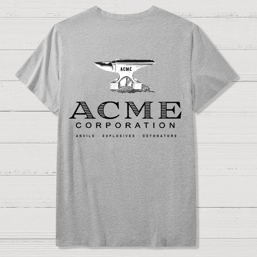 Acme Corporation Back-printed  T-shirt