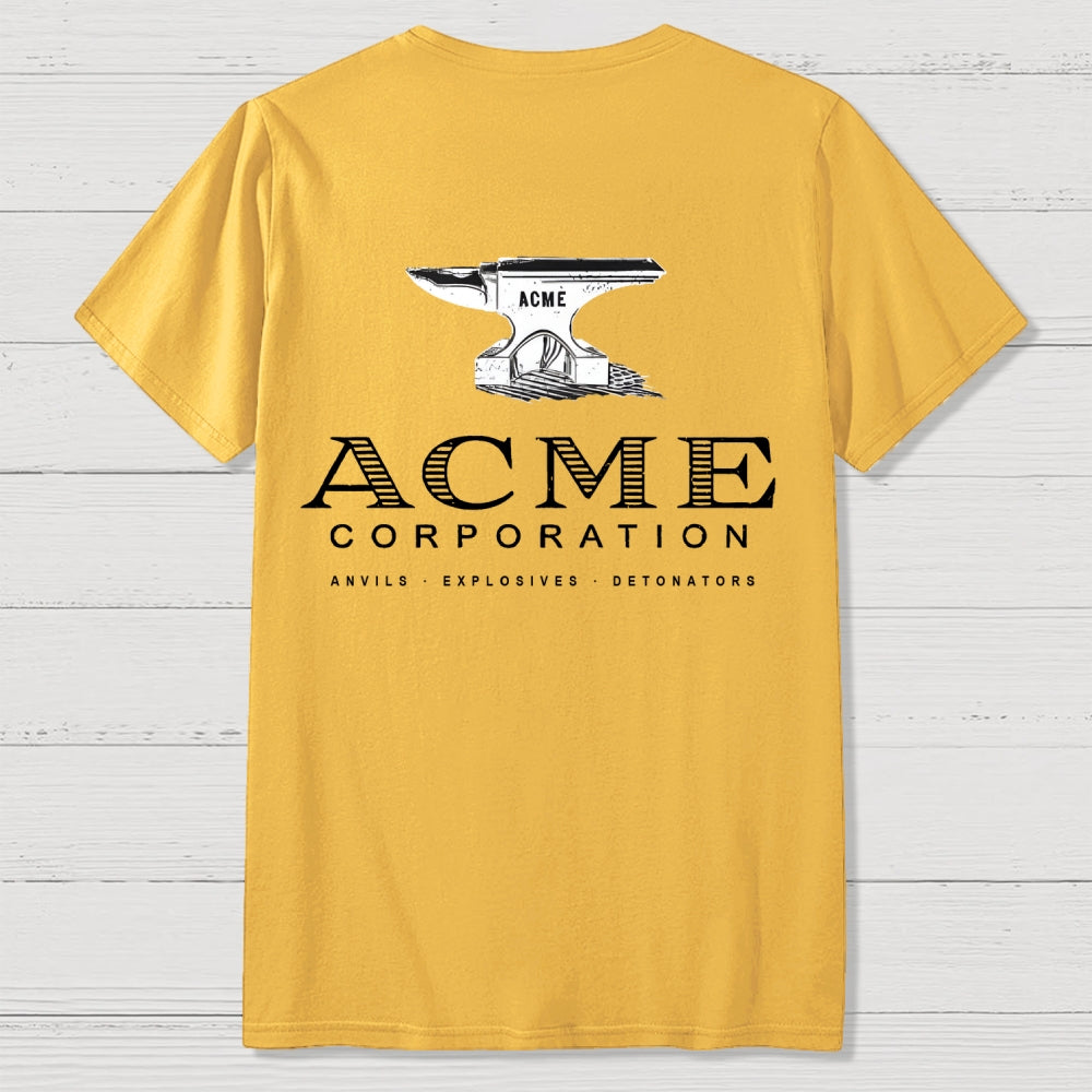 Acme Corporation Back-printed  T-shirt