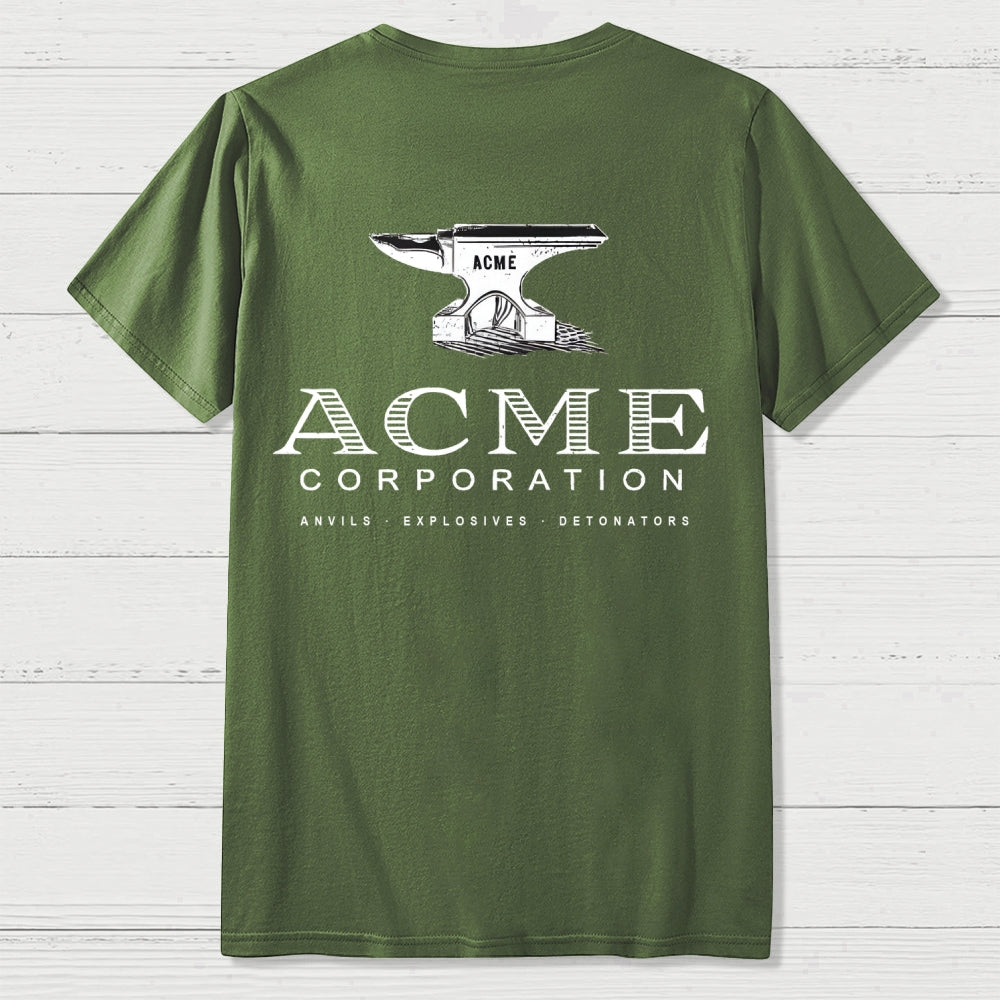 Acme Corporation Back-printed  T-shirt