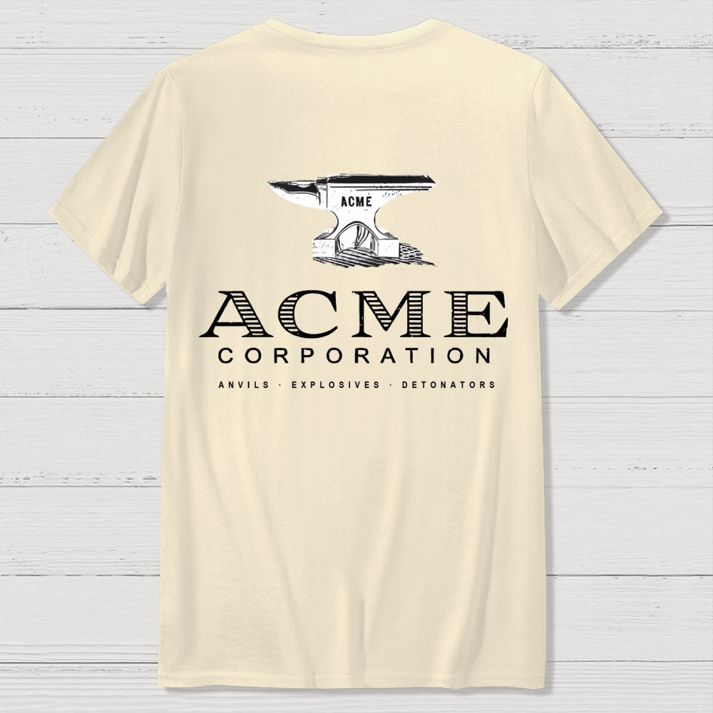 Acme Corporation Back-printed  T-shirt