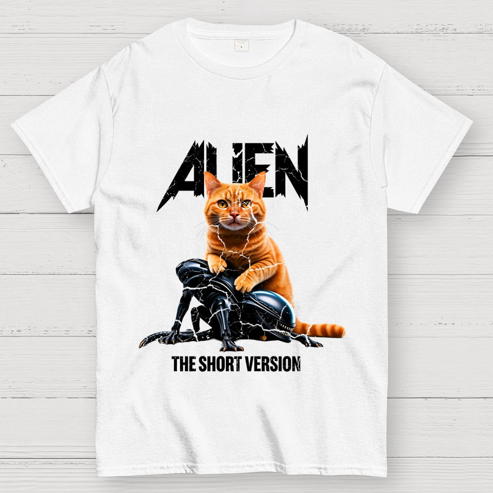 Alien Cat Heavy  T-Shirt