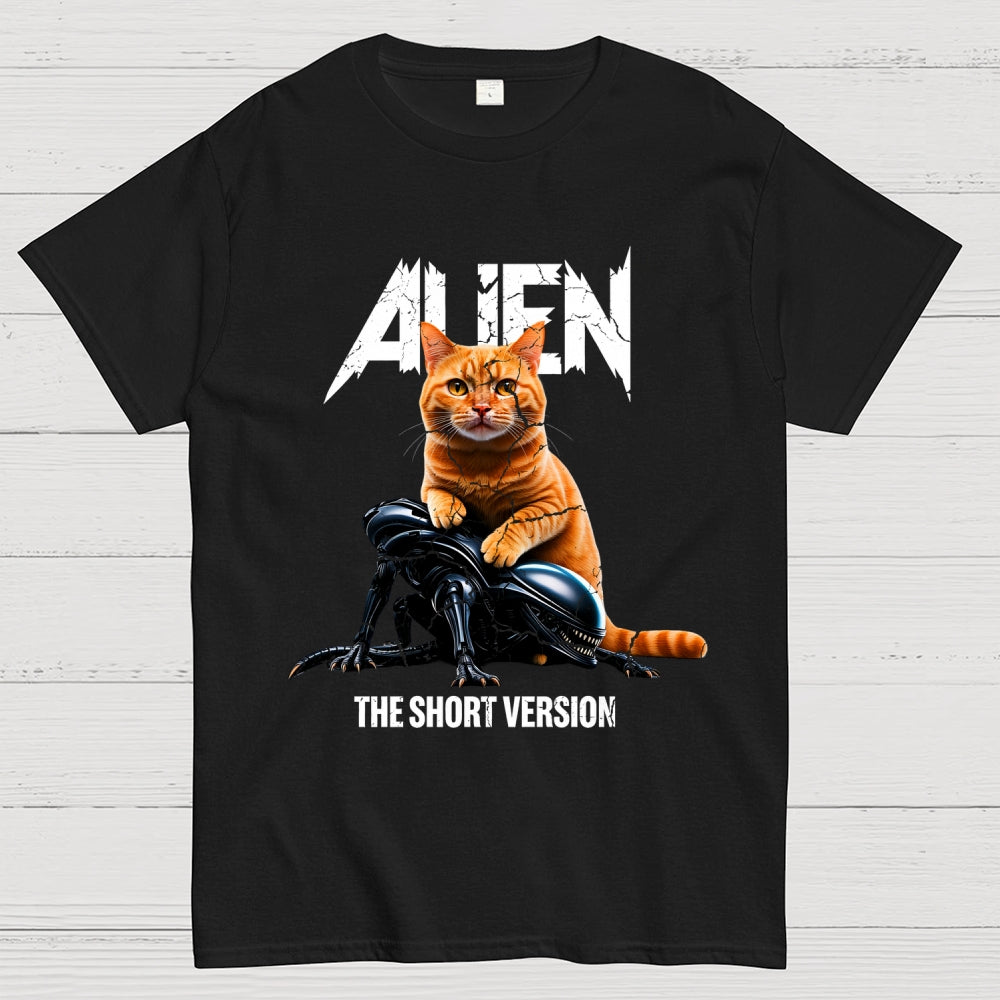 Alien Cat Heavy  T-Shirt