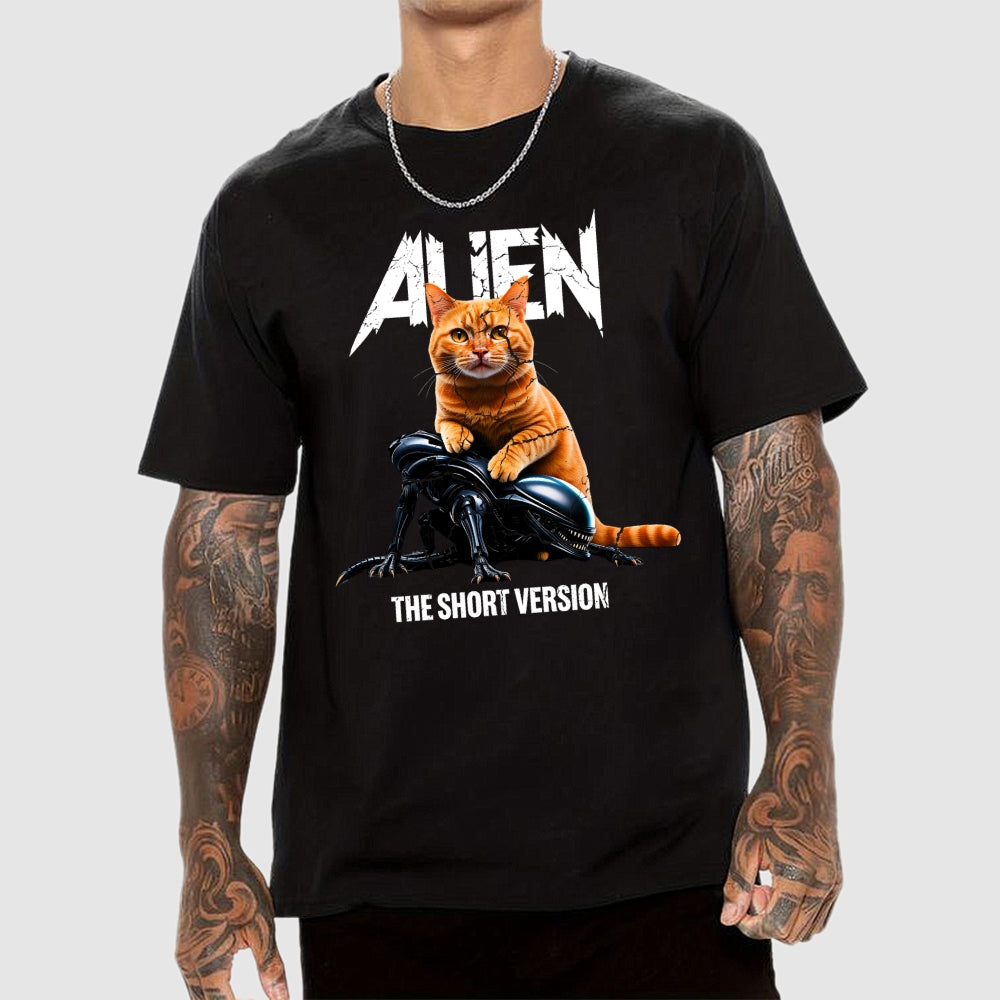 Alien Cat Heavy  T-Shirt