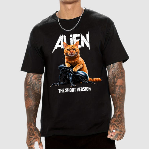 Alien Cat Heavy  T-Shirt