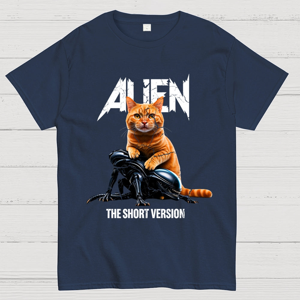 Alien Cat Heavy  T-Shirt