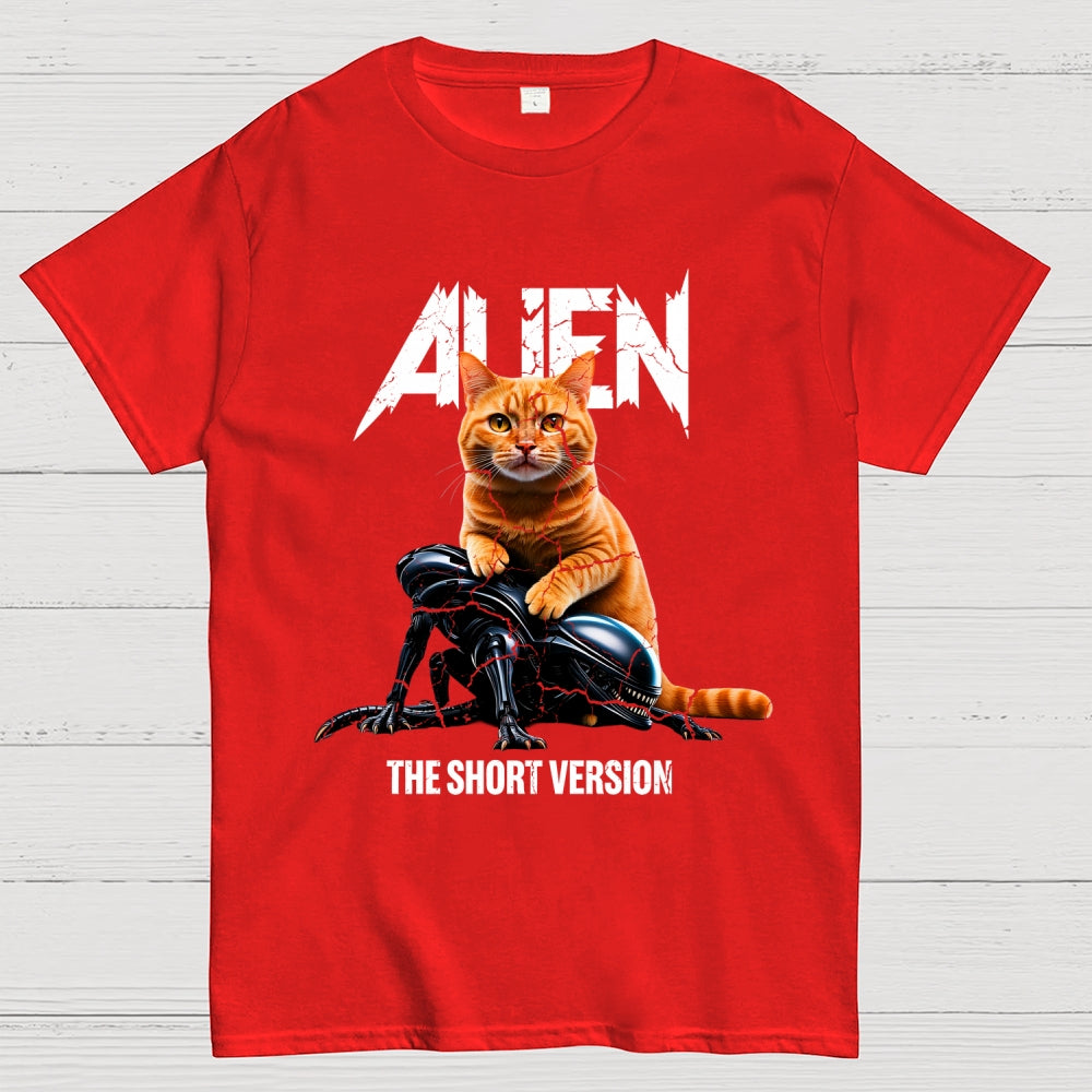Alien Cat Heavy  T-Shirt