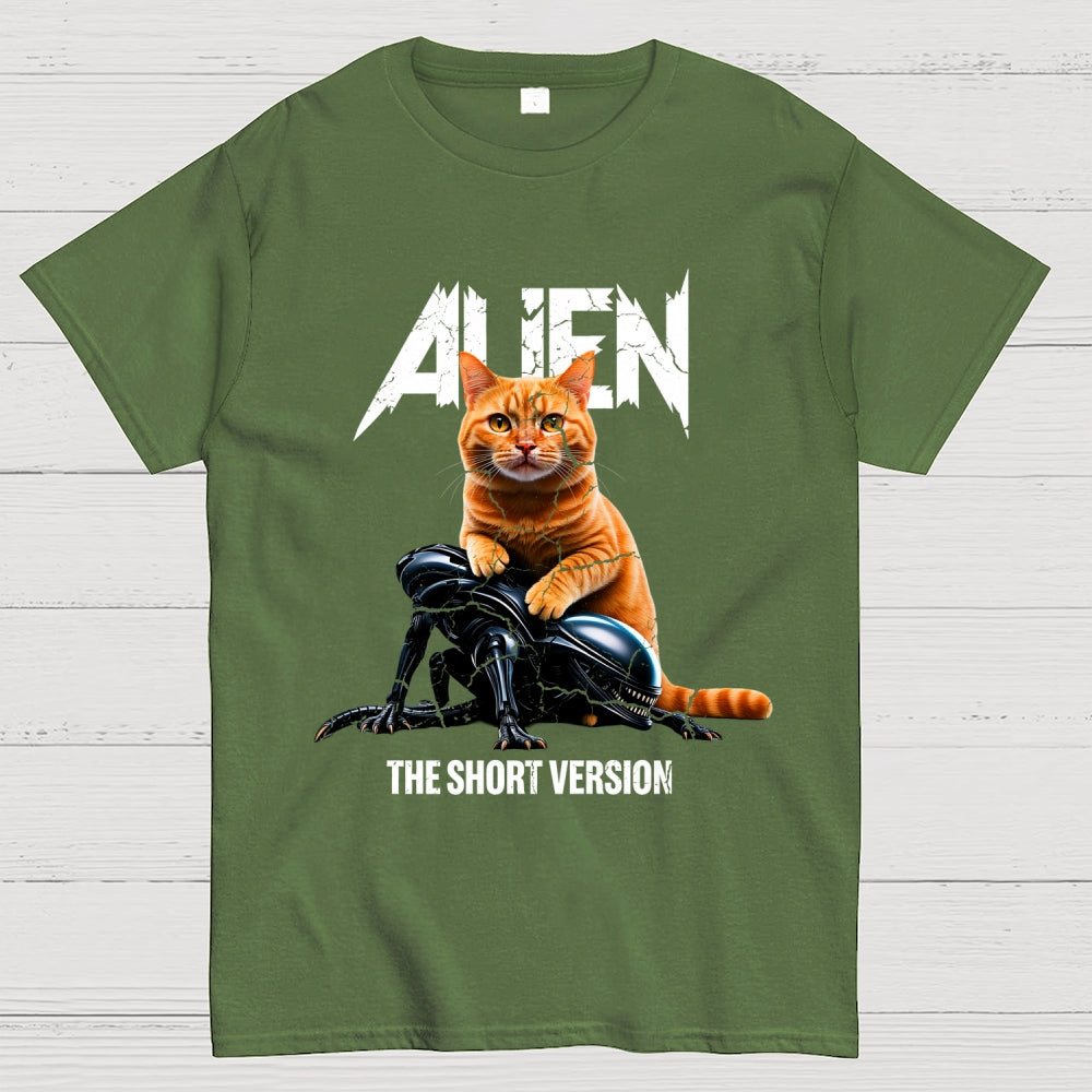 Alien Cat Heavy  T-Shirt