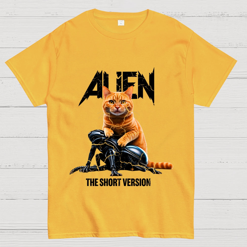 Alien Cat Heavy  T-Shirt