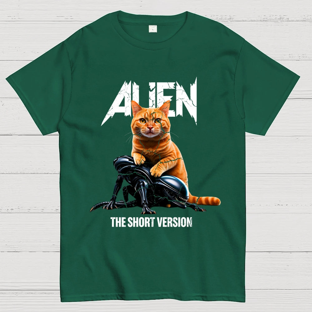Alien Cat Heavy  T-Shirt