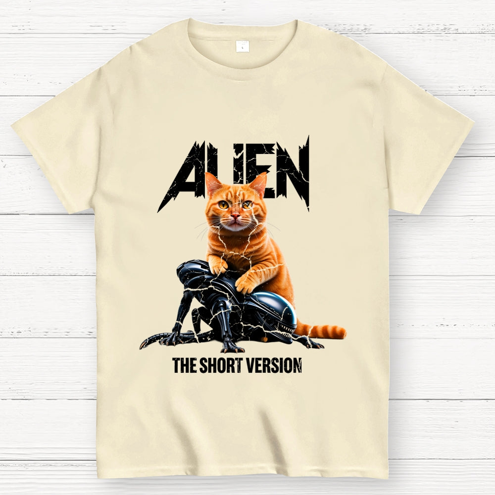 Alien Cat Heavy  T-Shirt