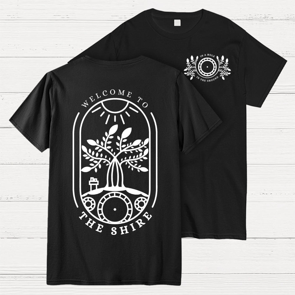 Shire Shirt Lord of Hobbiton Front And Back Printing  T-Shirt